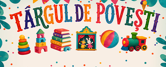 <h2>Târgul de povești</h2><h3>30 și 31 mai</h3><h4>09:00–20:00</h4>